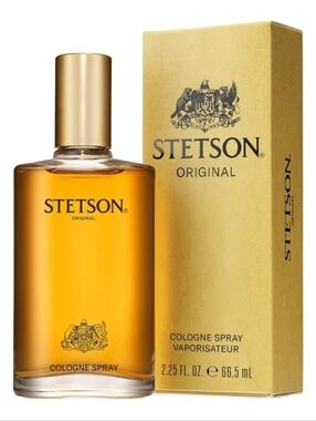 Stetson Original Cologne Spray for Men. 2.25 fl. oz. Bottle in Unopened Package.